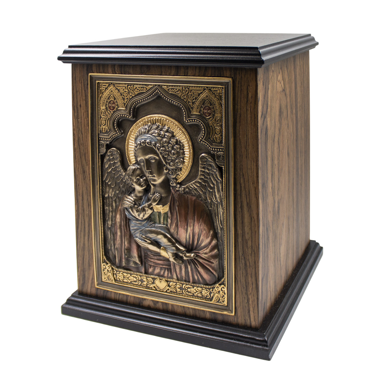 Урна для праха «Ангел» шпон венге