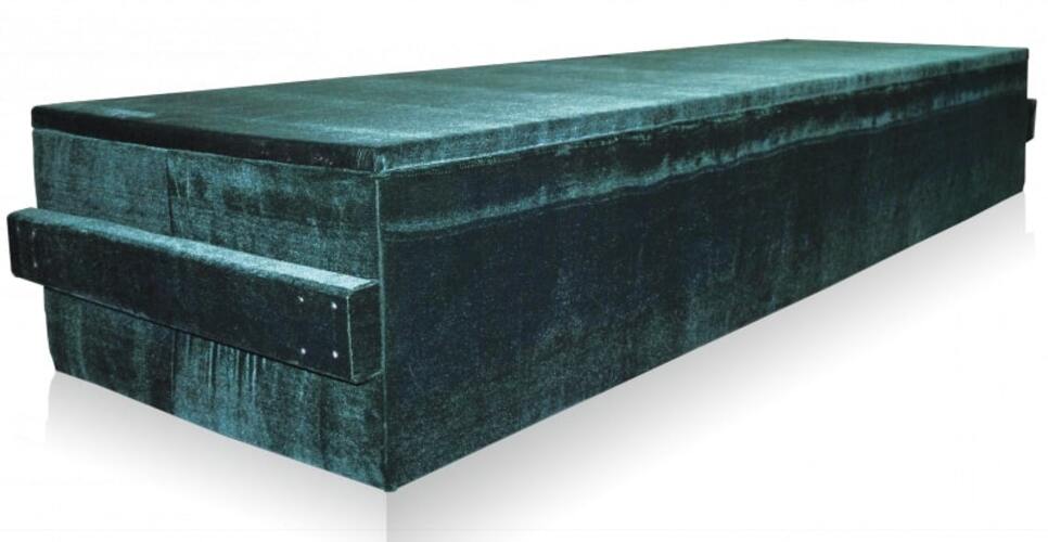 Гроб обитый тканью "Мусульманский" бархат