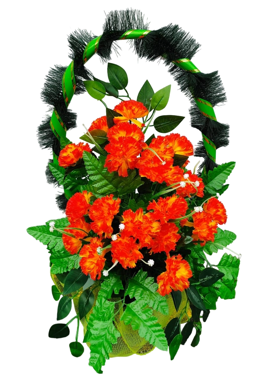 Корзина "Стульчик" заказ оранжевая