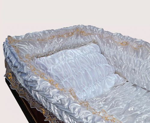 Постель в гроб "Италия" с наволочкой