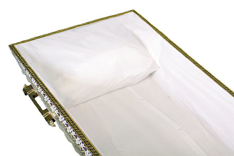 Постель в гроб шелк