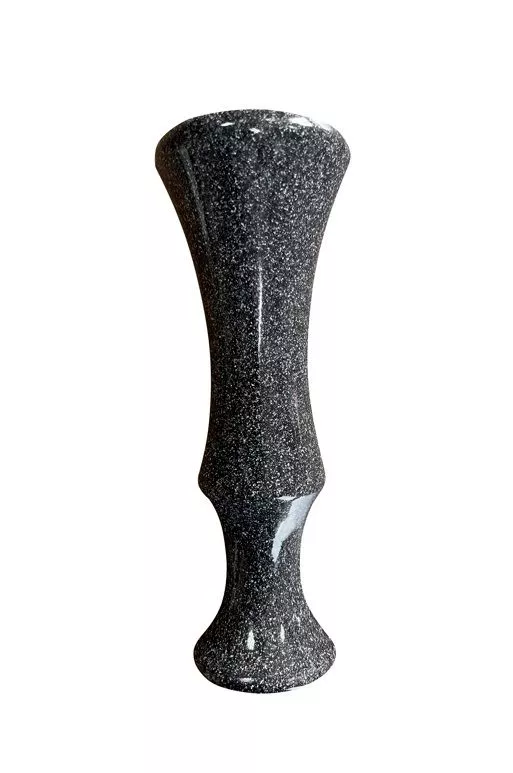 Полуваза 20 см серая