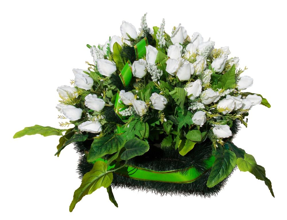 Корзина "Пасхальная" элит белая