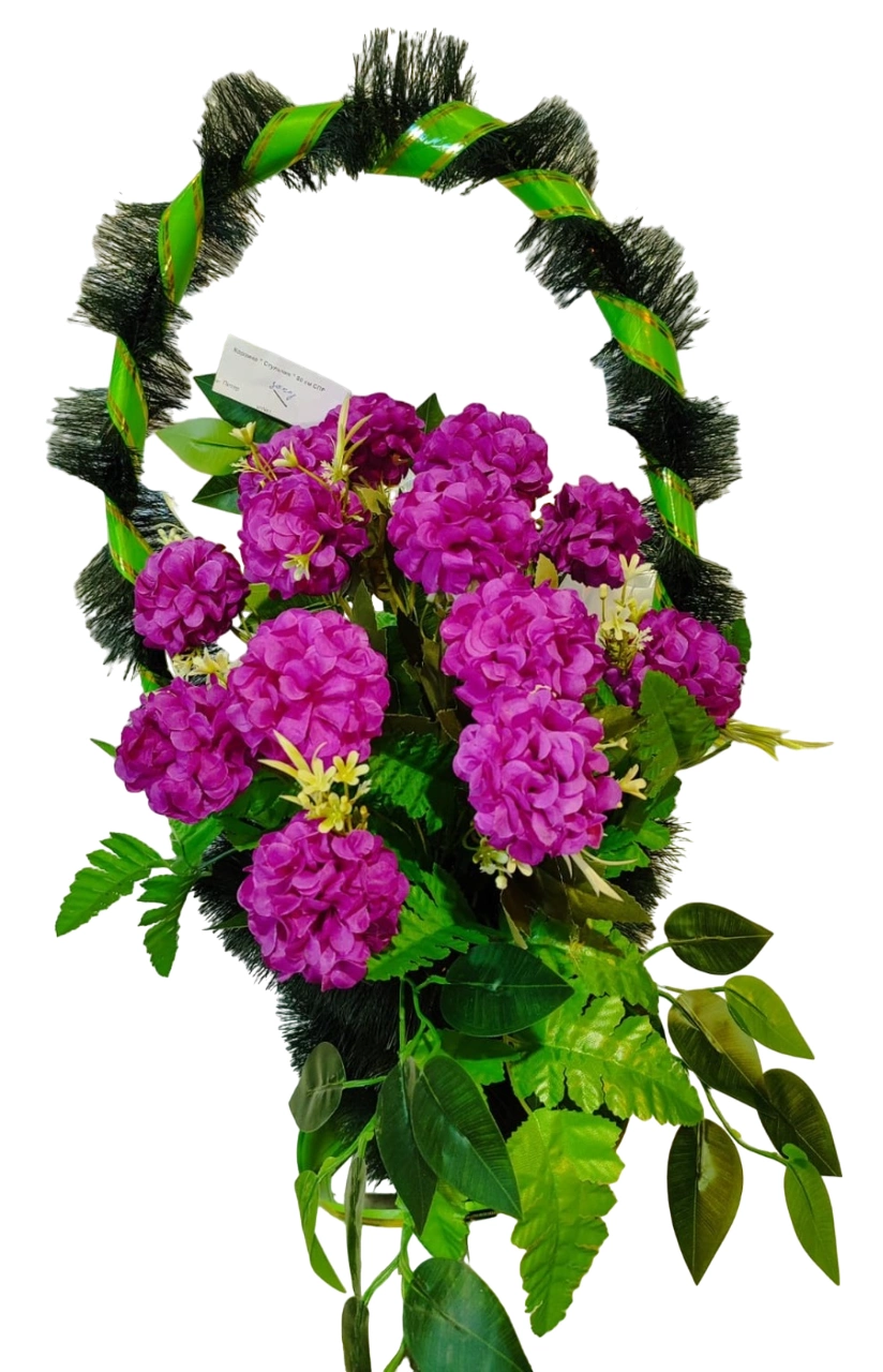 Корзина "Стульчик" заказ фиолетовый