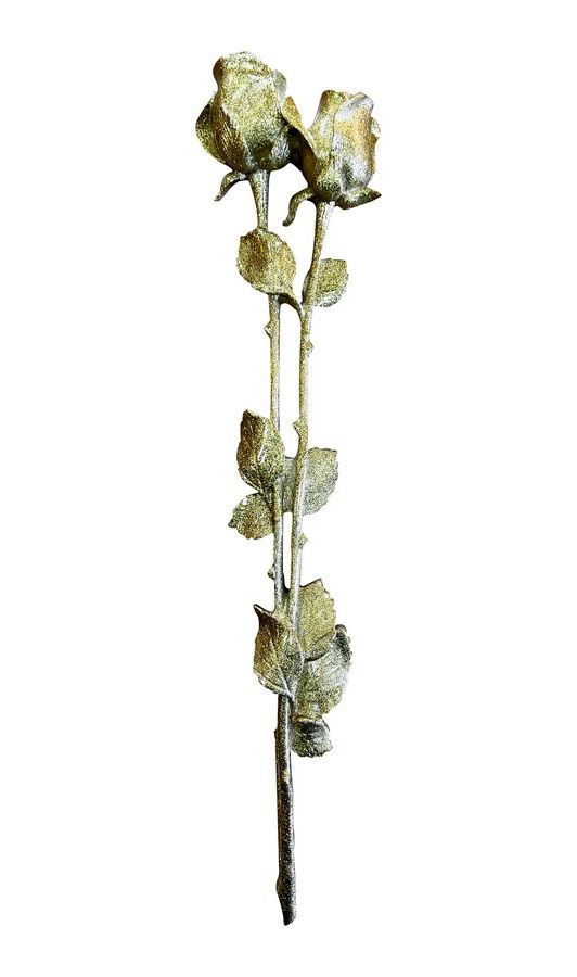 Розы 60 см золото