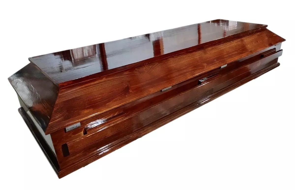 Гроб "Мусульманский" лакированный темный