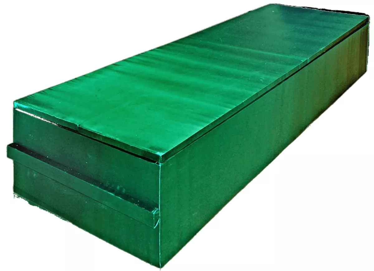 Гроб обитый тканью "Мусульманский" атлас