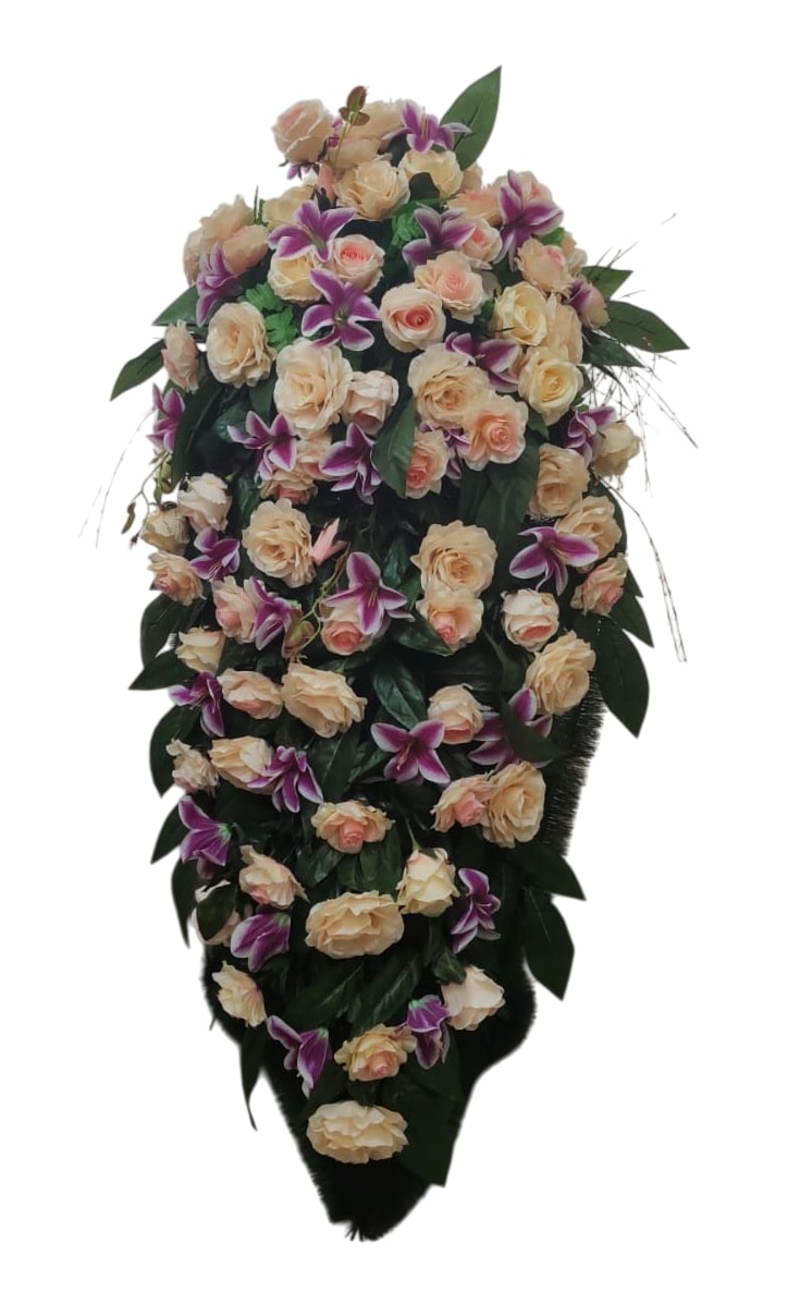 Венок "Цветопад" 110 см