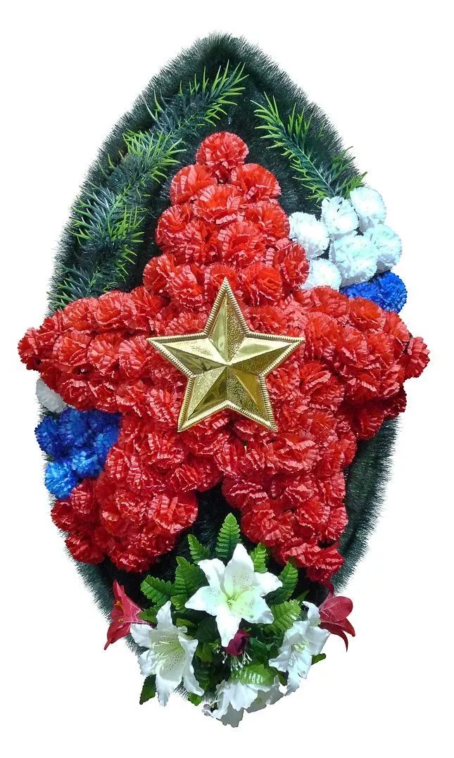 Венок "Триколор" № 4