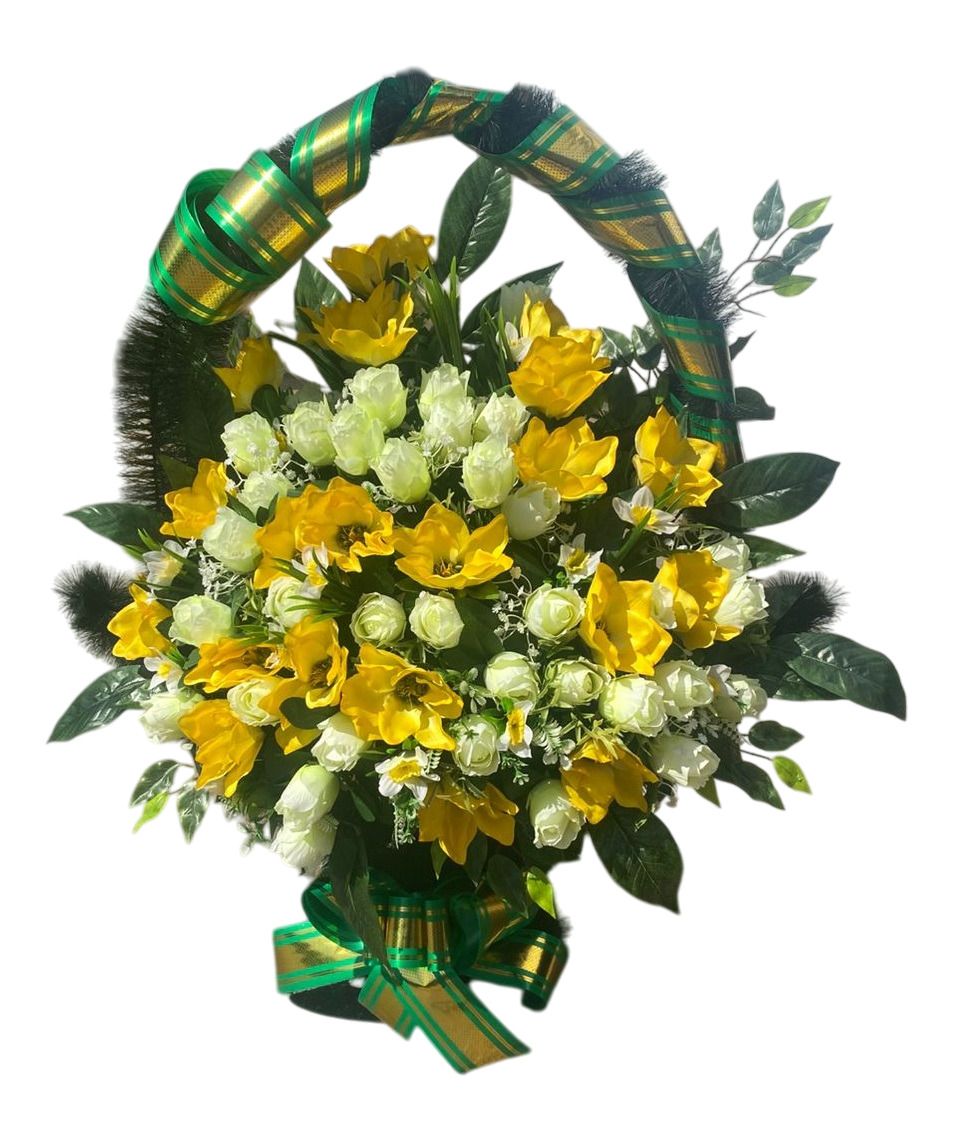 Корзина "Авторская" кремовая