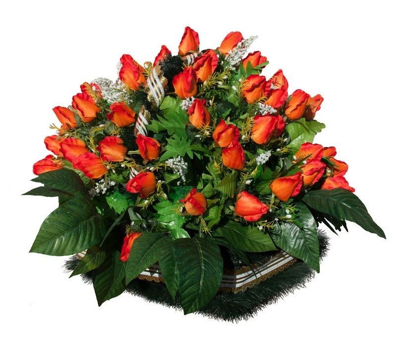 Корзина "Пасхальная" элит красная