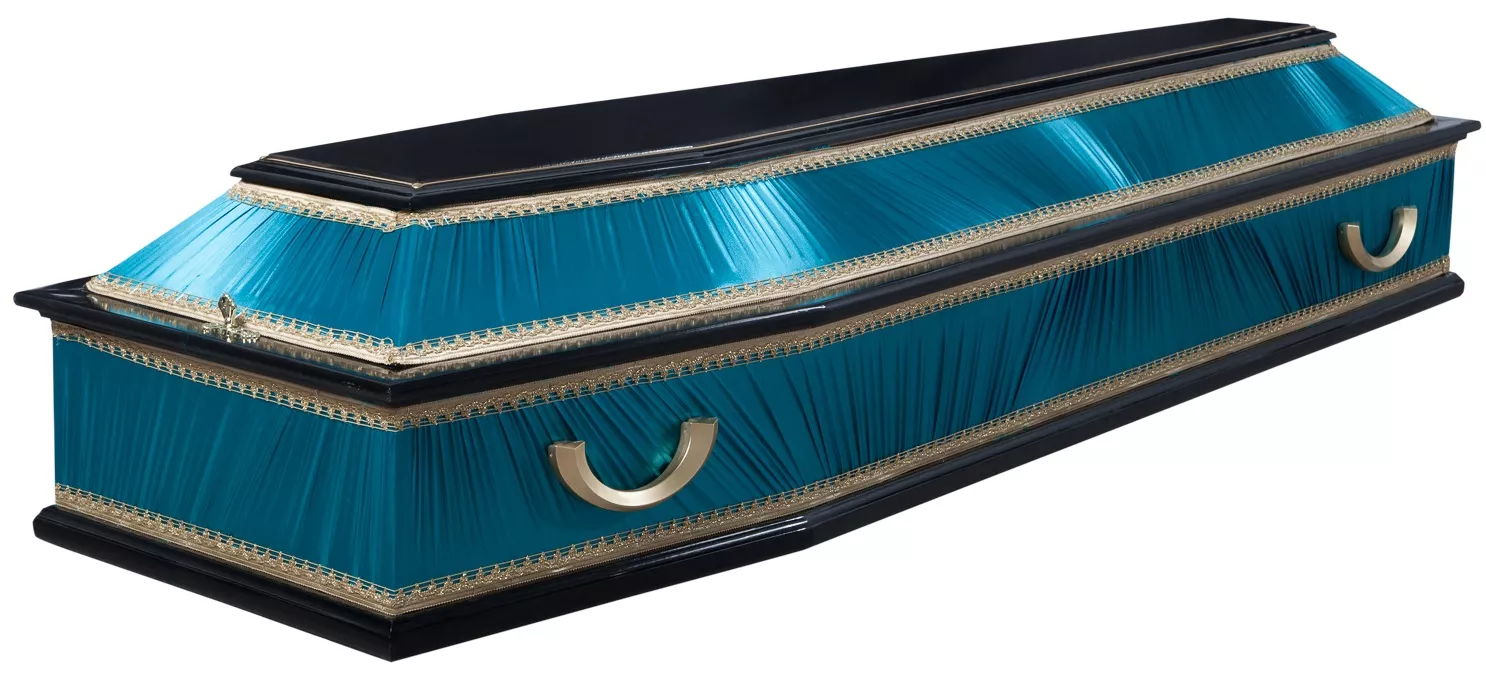 Гроб "Комбинированный" 6 гранный