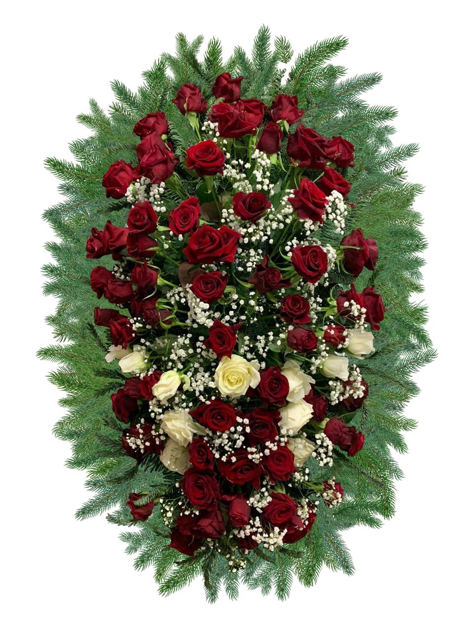 Венок из живых цветов 1