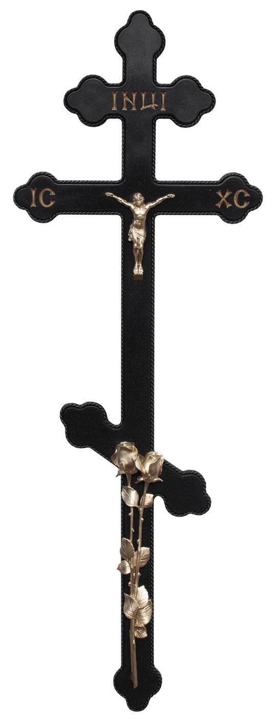 Крест Ажурный с Иисусом и розами