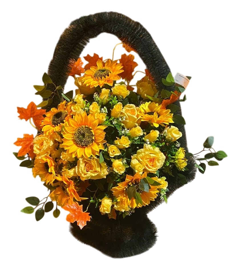 Корзина "Авторская" желтая