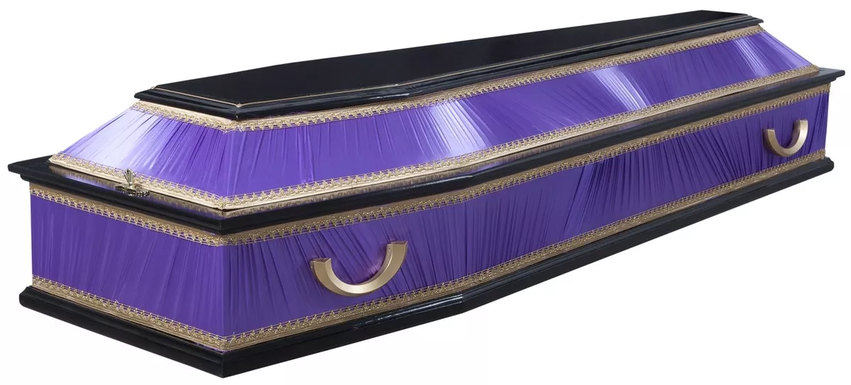 Гроб "Комбинированный" 6 гранный