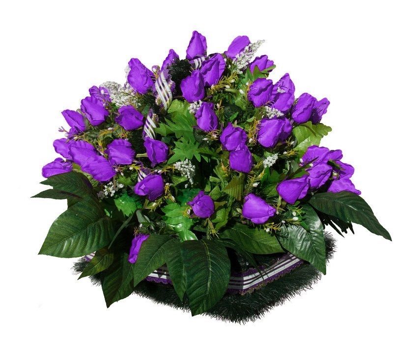 Корзина "Пасхальная" элит фиолетовая