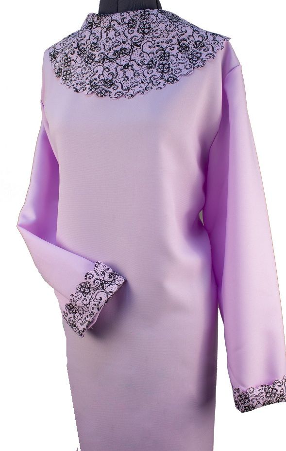 Символическое одеяние женское для усопшего "Гипюр"