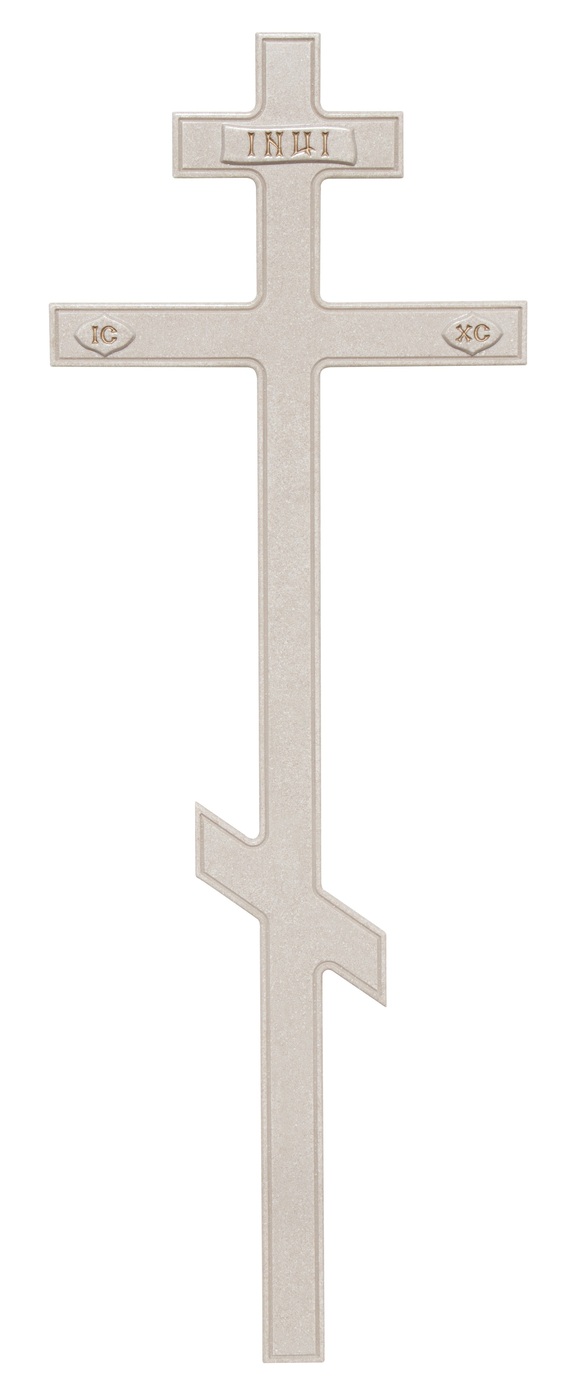 Крест Строгий белый