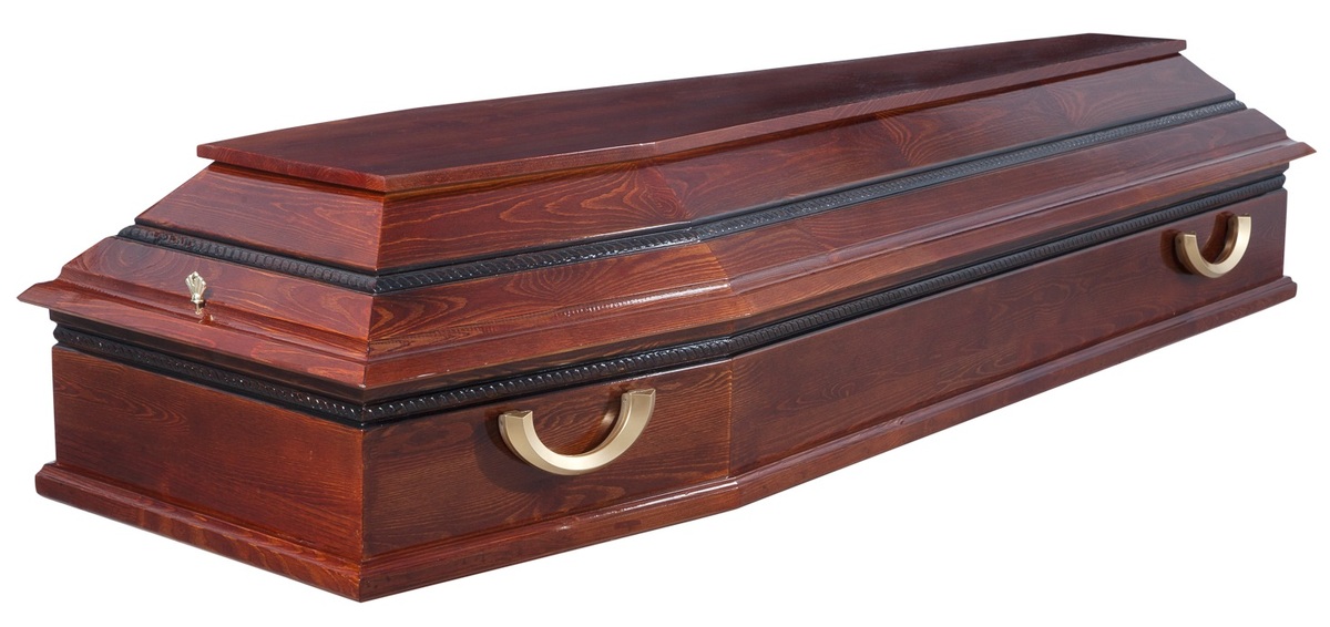 Гроб "Косичка" 6 гранный