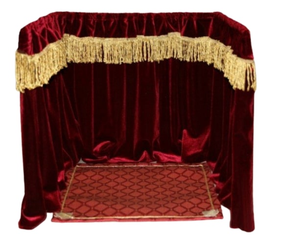 Ширма в нишу бархат