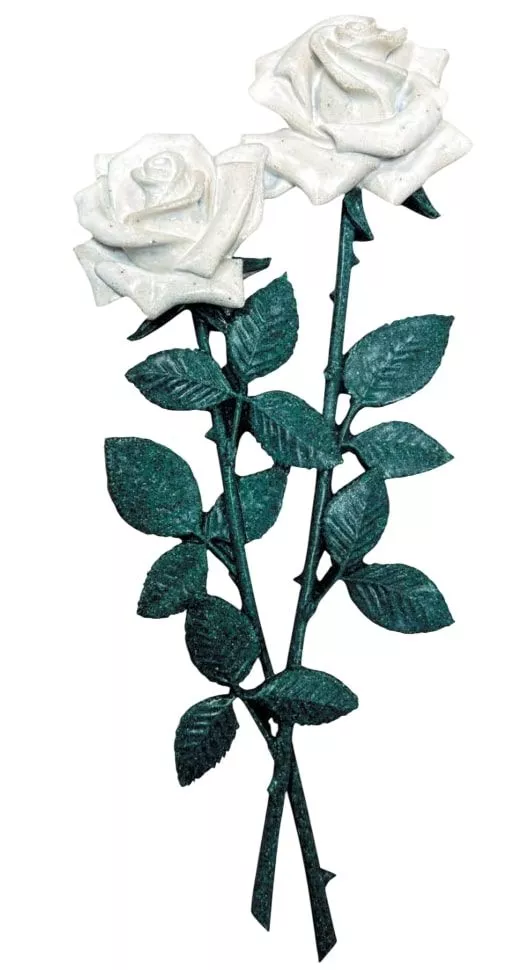 Розы 34см Белые