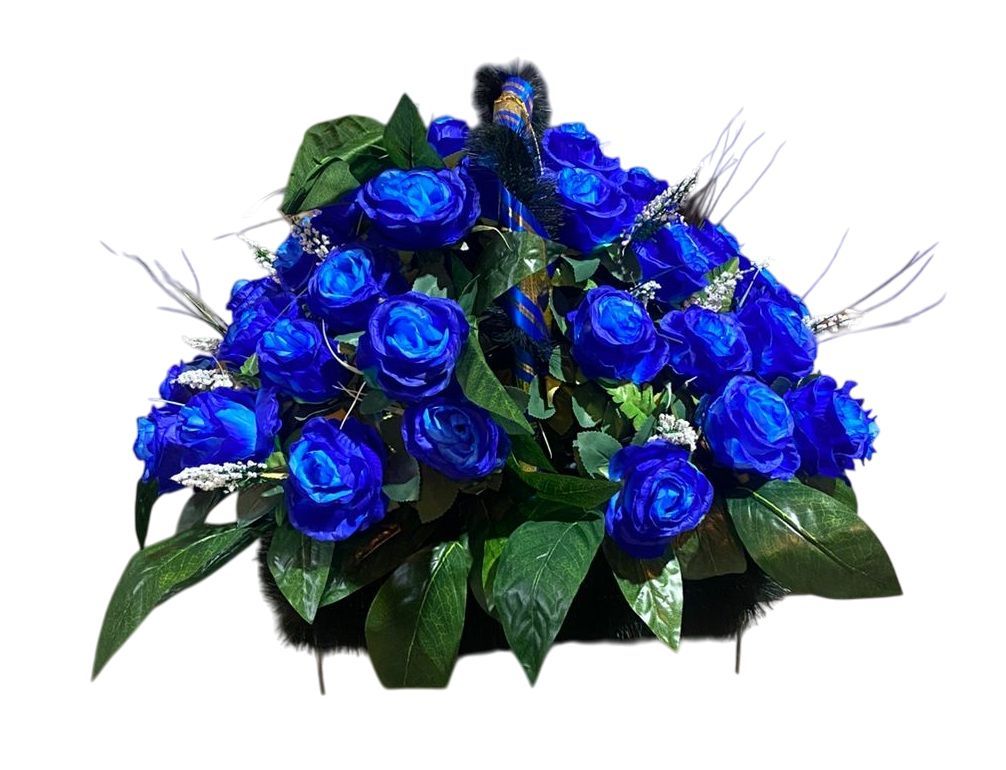 Корзина "Пасхальная" элит синяя