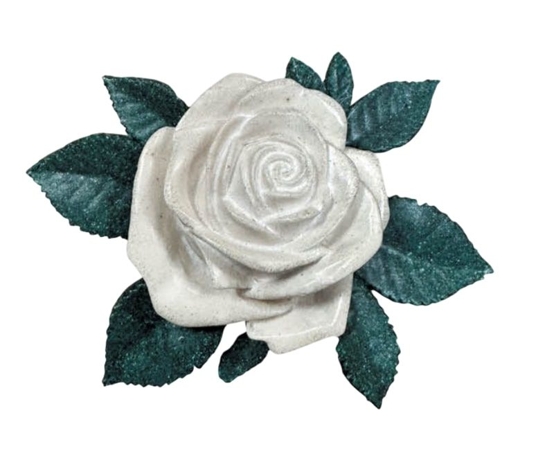 Роза бутон макси Белая