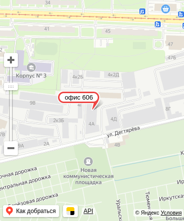 Карта проезда