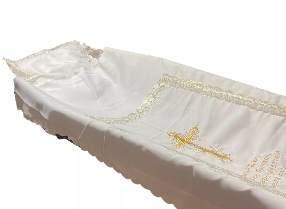 Набор для погребения габардин "Крест"