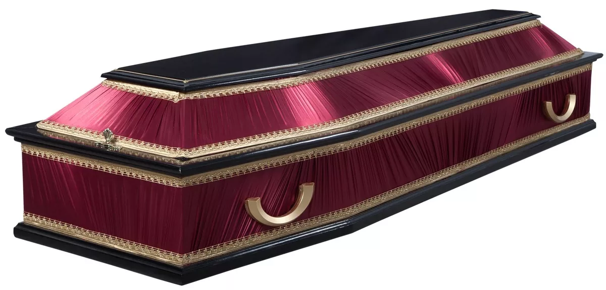 Гроб "Комбинированный" 6 гранный