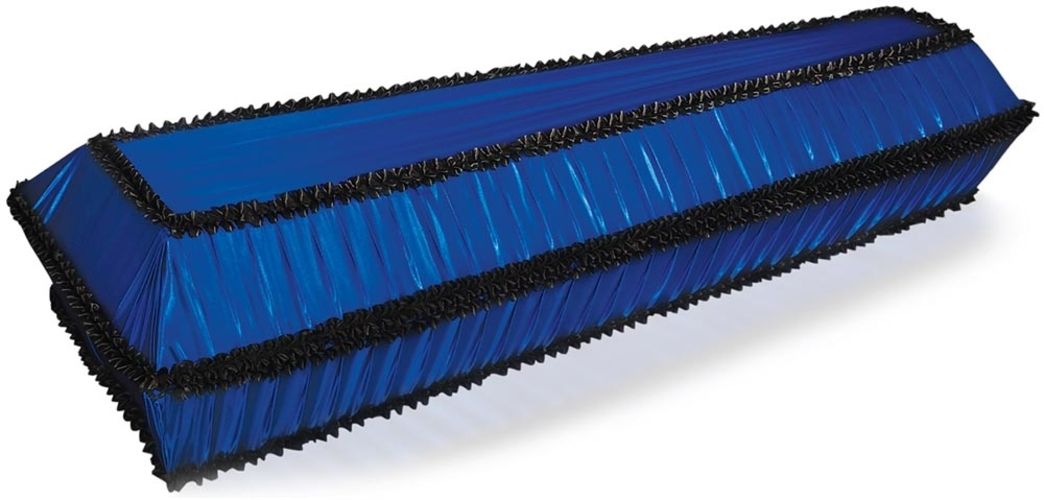 Гроб обитый тканью "Полугофре" Шелк