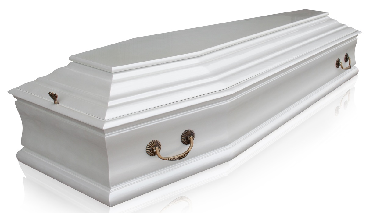 Гроб "Лоредо" 6 гранный Жемчуг