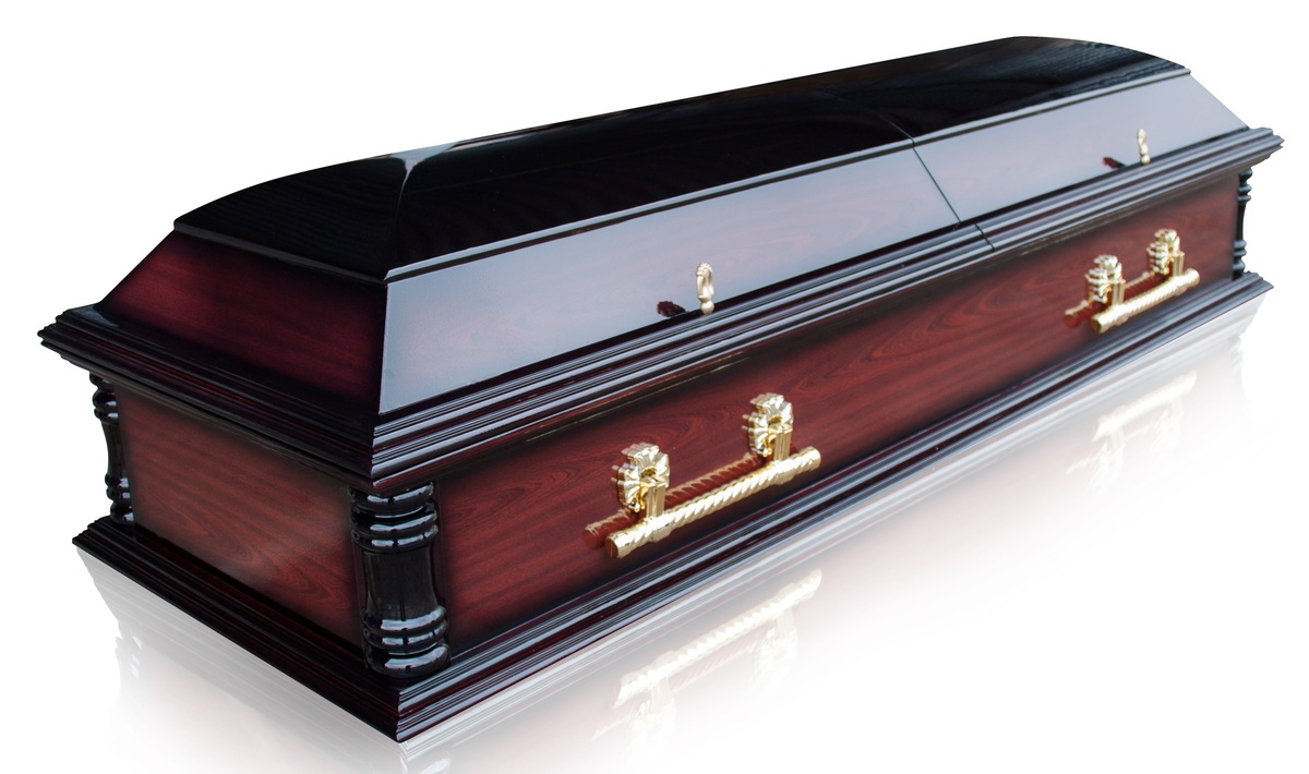 Гроб двухкрышечный "Элегант"