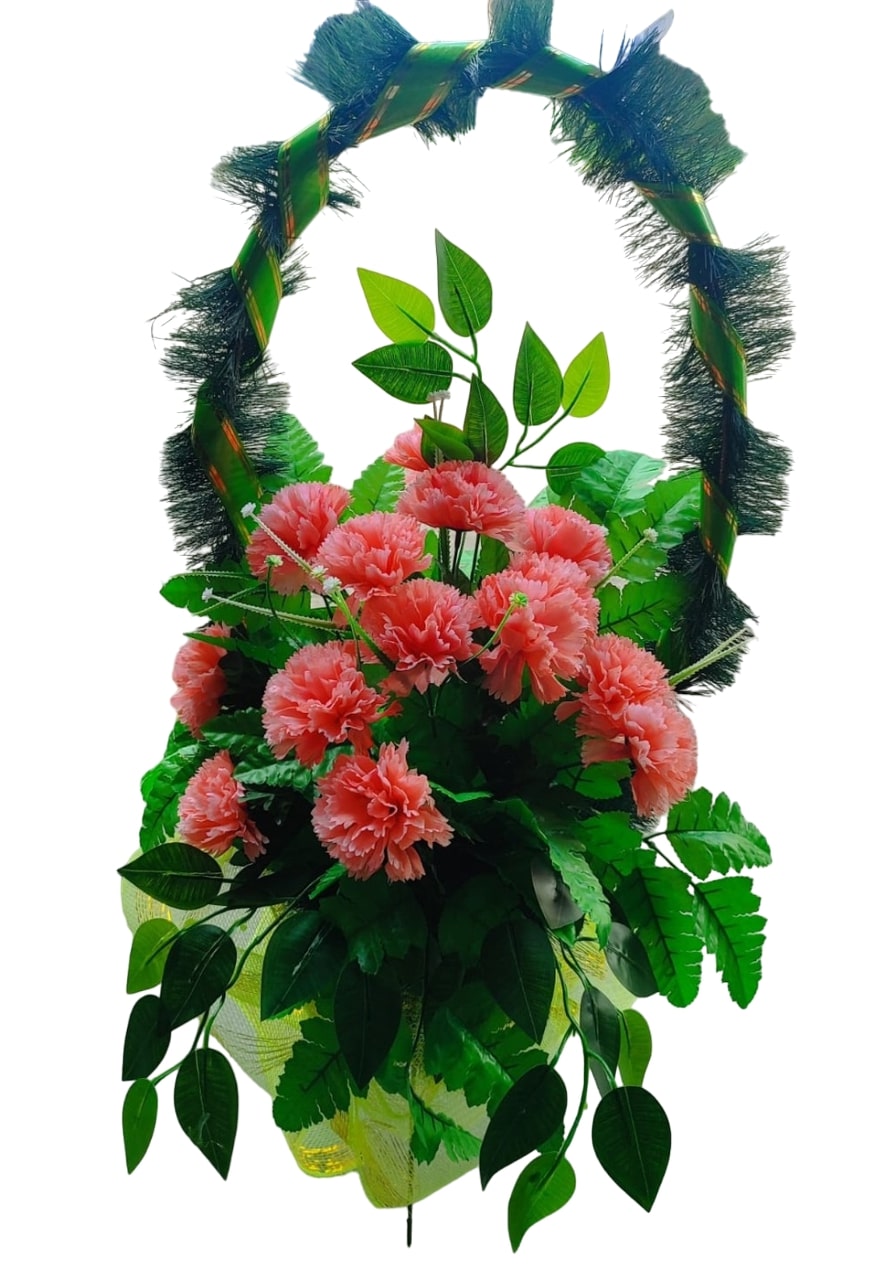 Корзина "Стульчик" заказ розовая