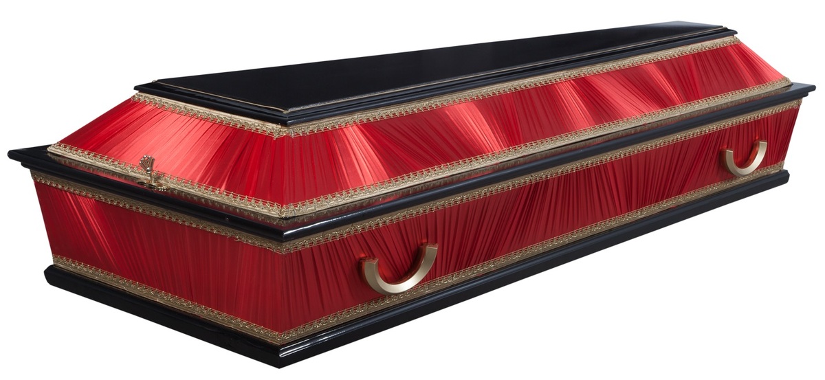 Гроб "Комбинированный" 4 гранный