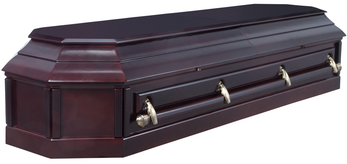 Гроб двухкрышечный "Восьмигранник"