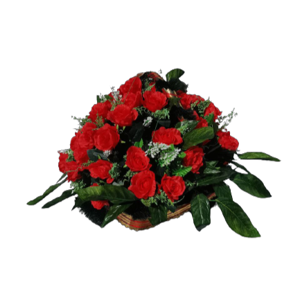 Корзина «Пасхальная» элит бордовая